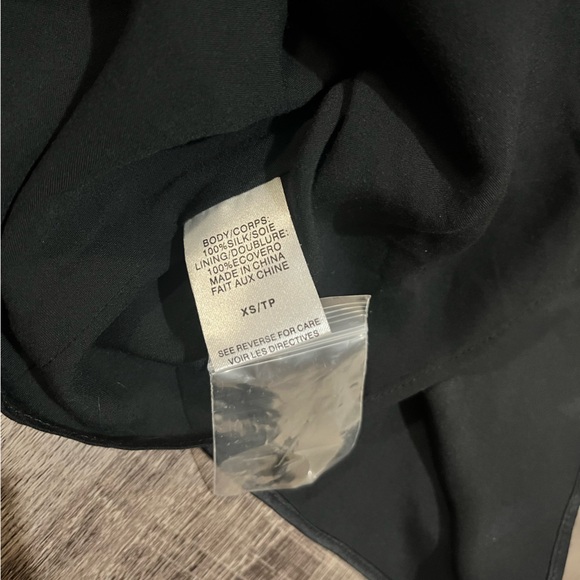 CAMI NYC Cressida Button-Front Silk Slip Dress in Black - Picture 7 of 9